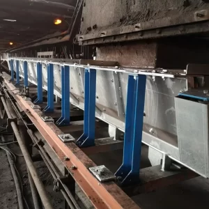 Control de polvos en puntos de traspaso de correas